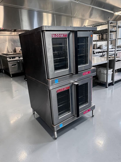 Exceptional Condition – Blodgett MARK V-100 DBL – 38" Double-Deck Electric Convection Oven – 220/240V, Single Phase – ENERGY STAR® – Fully Tested & Operational!