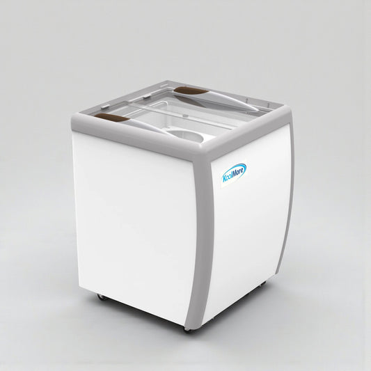 Brand New Premium Condition – KoolMore KM-ICD-26SD – Commercial Ice Cream Dipping Cabinet Display Freezer – 4 Tub – Sliding Glass Doors – ETL Listed – Never Used in Original Box!