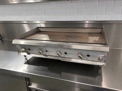 Superior Condition – Cooking Performance Group (CPG) – Commercial Gas Countertop Griddle – Stainless Steel – Natural Gas – Fully Tested & Operational!