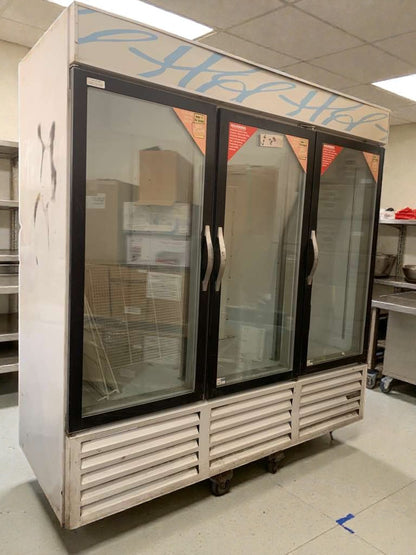 Superior Condition – Beverage-Air 3-Glass Door Commercial Merchandiser Refrigerator - 115V / Single Phase - Fully Tested & Working!