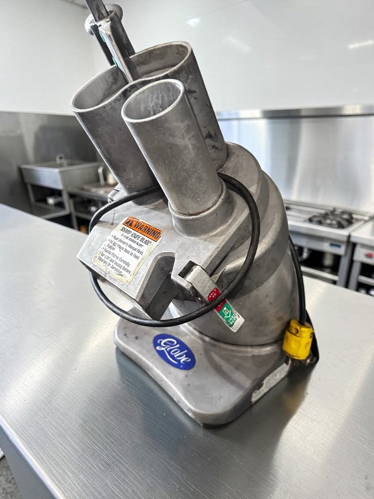 Superior Condition – Globe GFP500 – Commercial Continuous-Feed Food Processor & Vegetable Cutter – 600 lb/hr Capacity – 1/2 HP – 115V – Fully Tested & Operational!