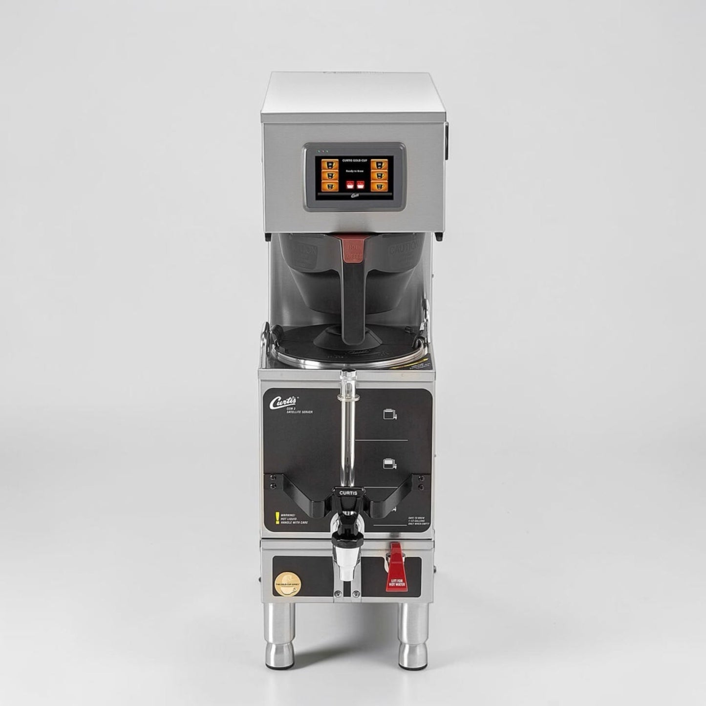 Exceptional Condition – Curtis G4GEMS63A1000 Gemini – Stainless Steel Satellite Coffee Brewer – 1.5 Gallon – 120/220V – NSF & UL Listed – Fully Tested & Operational!