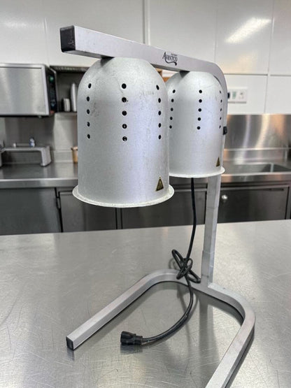 Exceptional Condition – Avantco Dual Heat Lamp Food Warmer Station – Commercial Countertop – 120V – Fully Tested & Operational!