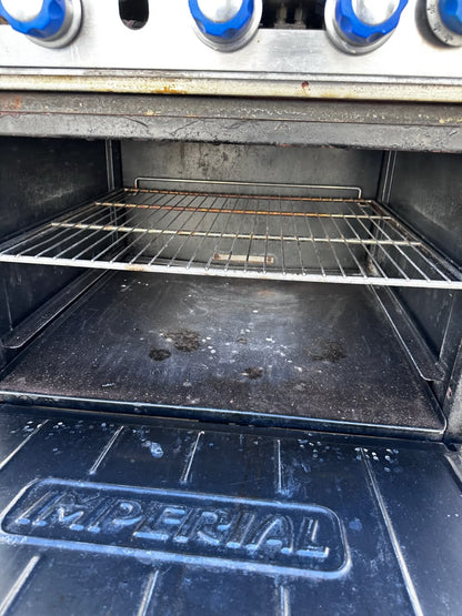 Superior Condition – Imperial IR-6 Pro Series – 36" Commercial 6-Burner Gas Range with Standard Oven – 227,000 BTU – Natural Gas – NSF & CSA Certified – Fully Tested & Operational!
