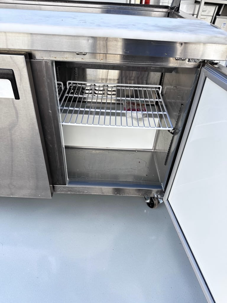 Elite Condition – Avantco APT-48-HC – 47" Commercial Two-Door Refrigerated Sandwich & Salad Prep Table – 12-Pan Capacity – 115V – ETL & NSF Certified – Fully Tested & Operational!