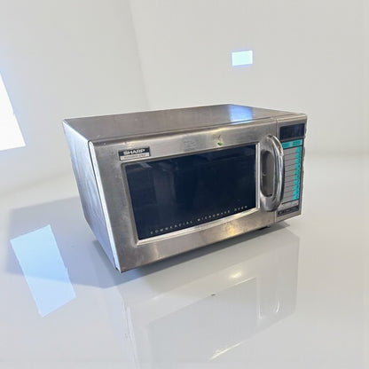 Premium Condition – Sharp R-21LV Commercial Microwave Oven – 1000W – Stainless Steel – Fully Tested & Operational!