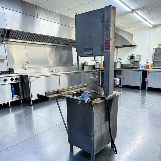 Dependable Condition – Hobart 5614 Commercial Meat Saw – 2 HP – 3 Phase – Heavy Duty – For Parts or Repair!