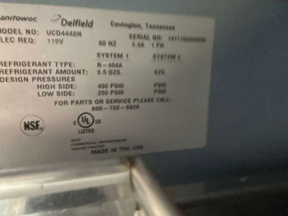 Pristine Condition – Delfield Undercounter Refrigerator with Drawers  - 115V / Single Phase - Fully Tested & Working!