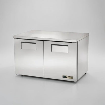 Superior Condition – True TUC-48F-LP-HC – 48 3/8" Low Profile Commercial Undercounter Freezer – Two Solid Doors – R290 – 115V – Fully Tested & Operational!