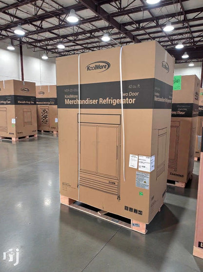 Brand New – Koolmore 53" Two-Door Glass Merchandiser Refrigerator