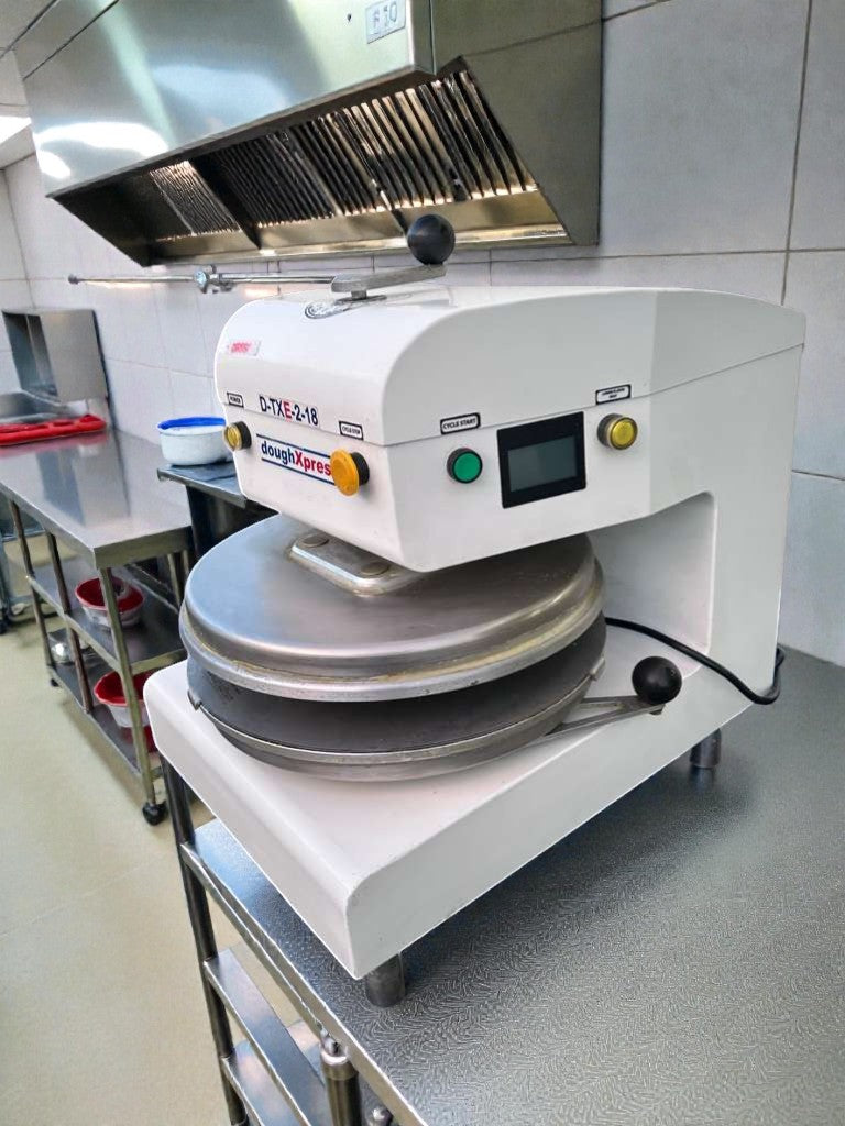 Excellent Condition – DoughXpress D-TXE-2-18W LV – Commercial Dough Press – 18" – 208-240V / 1Ph – Made in USA – Fully Tested & Operational!
