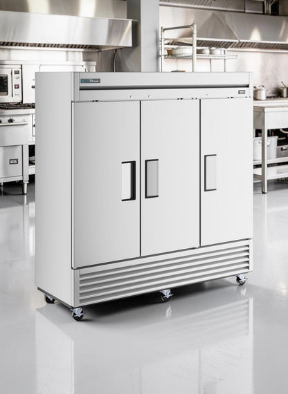 Immaculate Condition – True T-72F – 3 Door Commercial Reach-In Freezer – 78” Stainless Steel – Fully Tested & Operational!