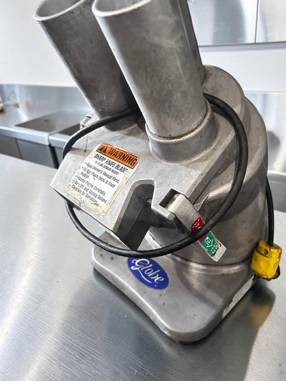 Superior Condition – Globe GFP500 – Commercial Continuous-Feed Food Processor & Vegetable Cutter – 600 lb/hr Capacity – 1/2 HP – 115V – Fully Tested & Operational!