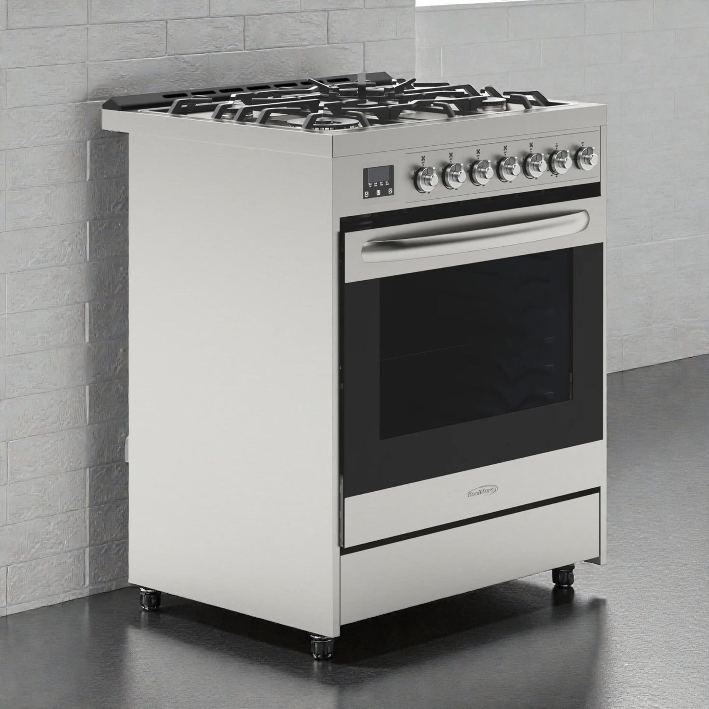 Brand New Premium Condition – KoolMore KM-FR30G-SS – 30 in. Stainless Steel Professional Gas Range – Freestanding – CSA Certified – Never Used in Original Box!