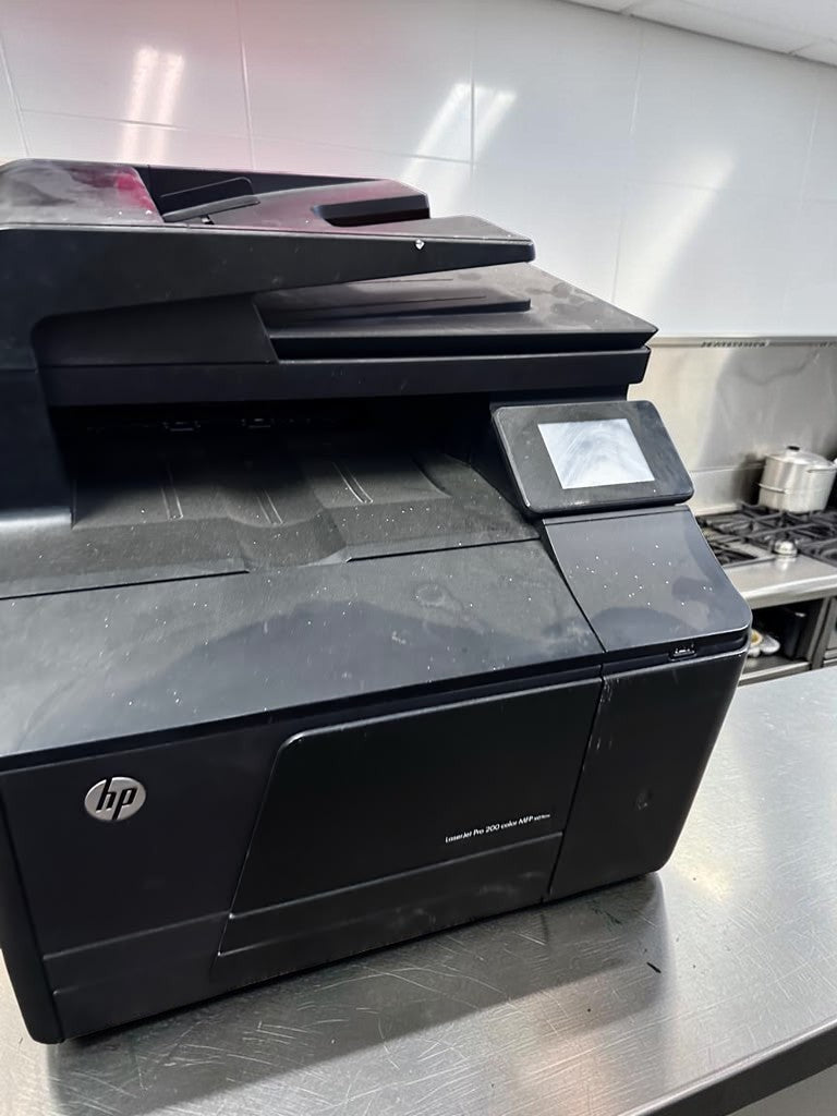 Well-Maintained Condition – HP LaserJet Pro 200 Color MFP M276nw – Wireless Color Laser All-in-One Printer – Print, Copy, Scan & Fax – Automatic Document Feeder – 3.5" Touchscreen – Fully Tested & Operational!
