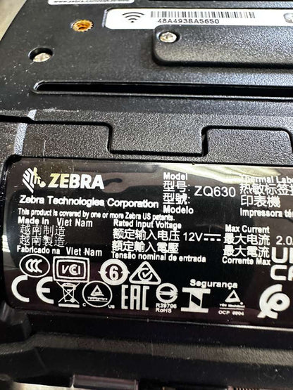 Elite Condition – Zebra ZQ630 Mobile Thermal Label Printer System Lot – Dual Printer Package – Fully Tested & Operational!
