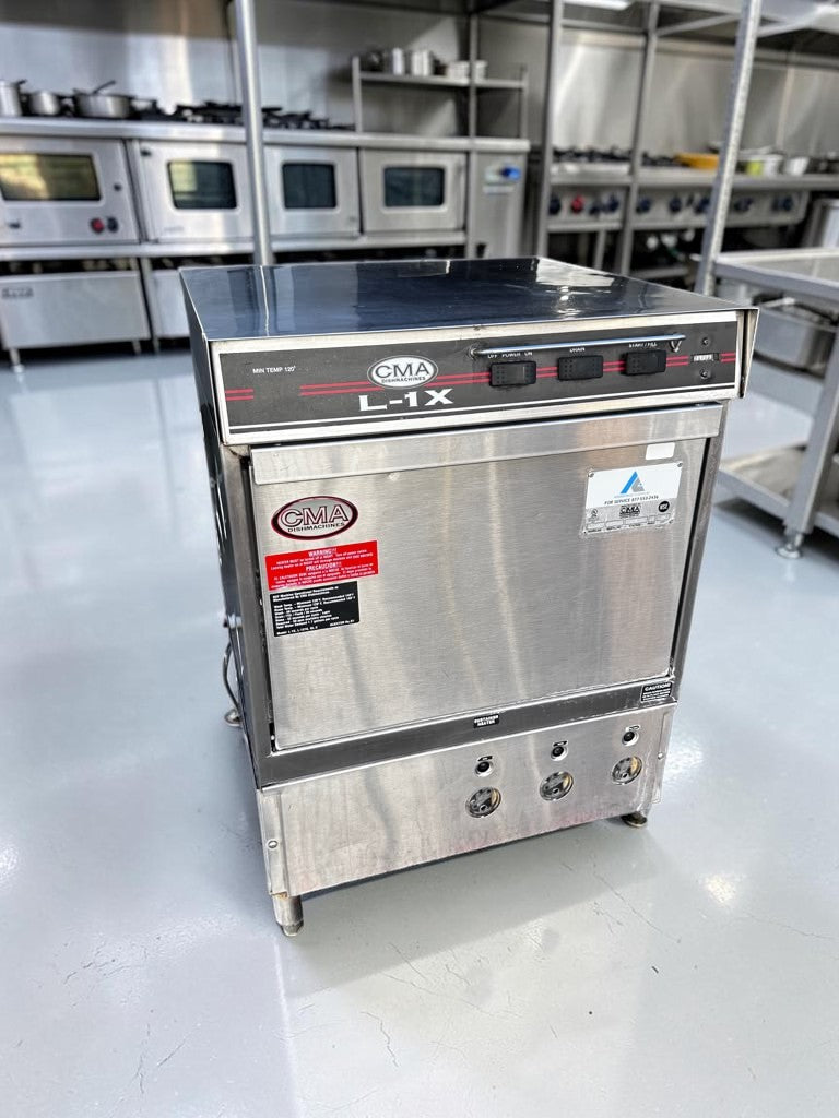 Well-Maintained Condition – CMA Dishmachines L-1X W/HTR – 24″ Low-Temperature Undercounter Dishwasher – 30 Racks/Hour, 115V – Fully Tested & Operational!