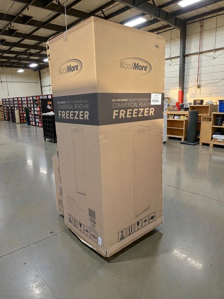 Brand New – Scratch & Dent – Koolmore Commercial Reach-In Freezer with Glass Door