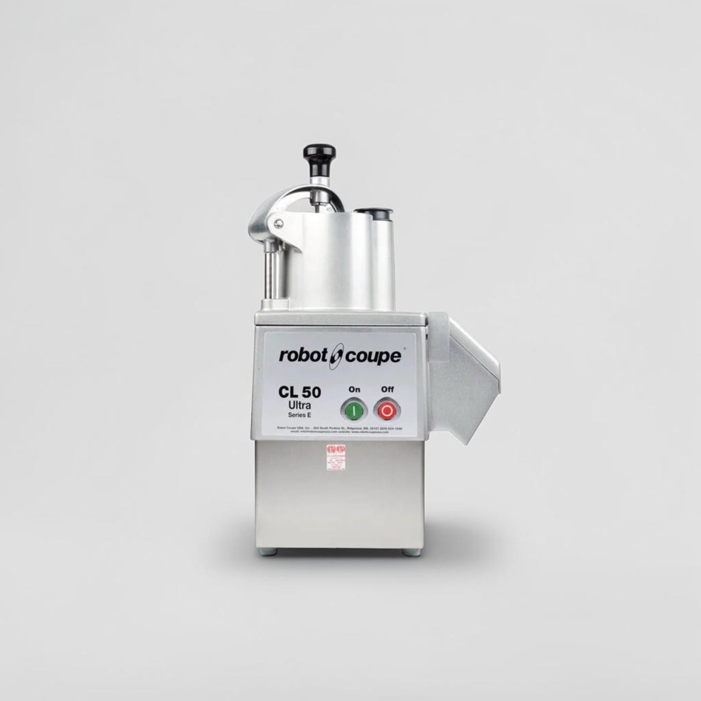 Immaculate Condition – Robot Coupe CL50E Ultra – Continuous Feed Commercial Food Processor – 2 Discs Included – 1 1/2 HP – 120V – ETL Listed – Fully Tested & Operational!