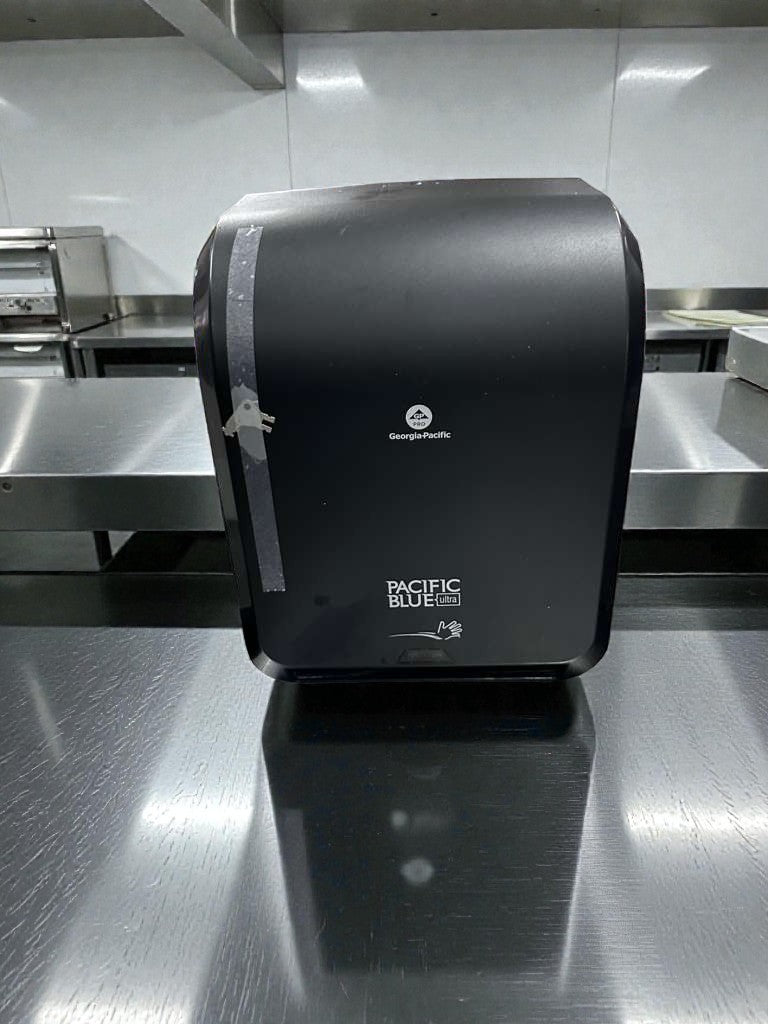 Like-New Condition – Pacific Blue Ultra 59590 – Automated Touchless Paper Towel Dispenser – Quantity 2 – Black – New Open Box – Ready for Use!
