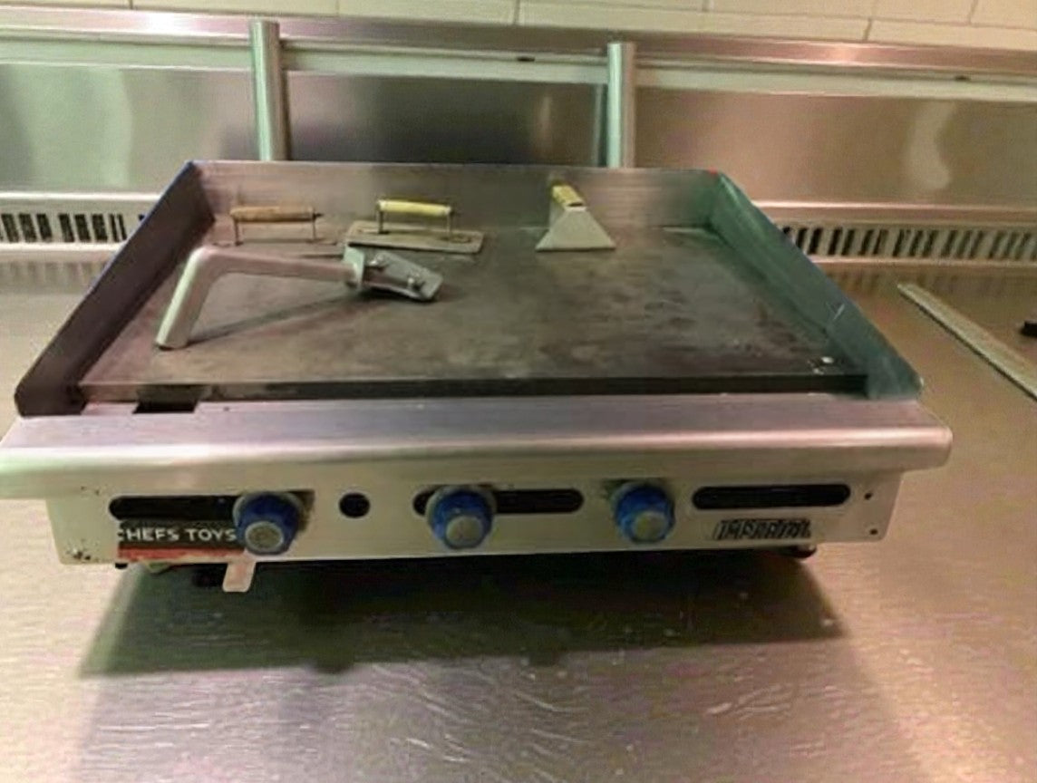 Excellent Condition – Imperial Range ITG-36NG – Commercial Countertop Gas Griddle – 36 in – 90,000 BTU – UL Listed – Fully Tested & Operational!