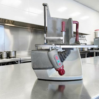 Exceptional Condition – Berkel X13-PLUS 13" Manual Gravity Feed Meat Slicer – 1/2 HP – Fully Tested & Operational!