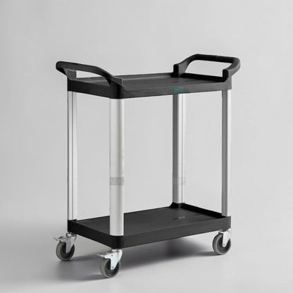Brand New! – Choice Small Bus Cart – 2 Shelf Utility Cart 24" x 16" – Heavy Duty Commercial Service Cart