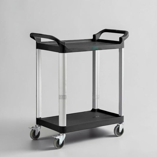 Brand New! – Choice Small Bus Cart – 2 Shelf Utility Cart 24" x 16" – Heavy Duty Commercial Service Cart