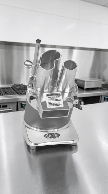 Remarkable Condition – Globe GFP500 – Commercial Food Processor / Vegetable Prep Machine – 1/2 HP – 115V – ETL / NSF Certified – Fully Tested & Operational!