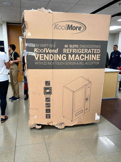 Brand New Condition – KoolMore KoolVend Refrigerated Vending Machine (Scratch & Dent)