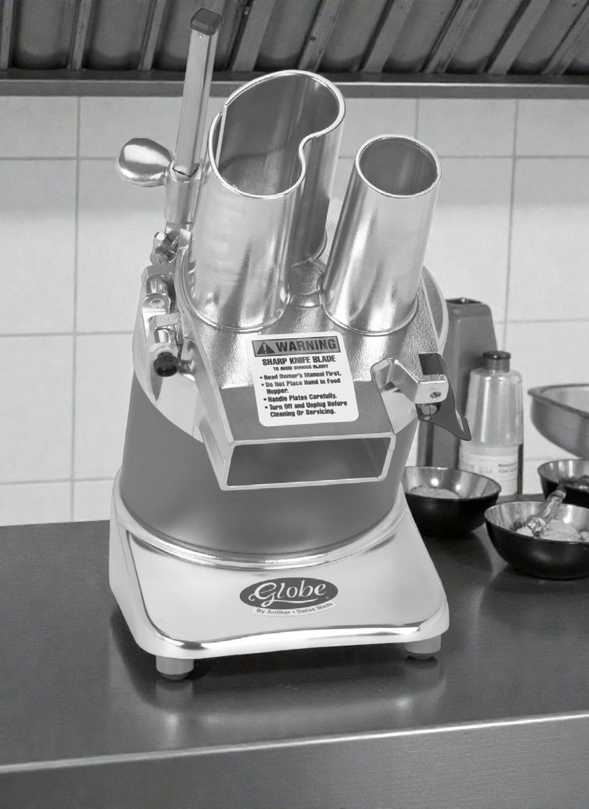 Excellent Condition – Globe GFP-500 – Commercial Food Preparing Machine – 115 V – NSF & UL – Fully Tested & Working!