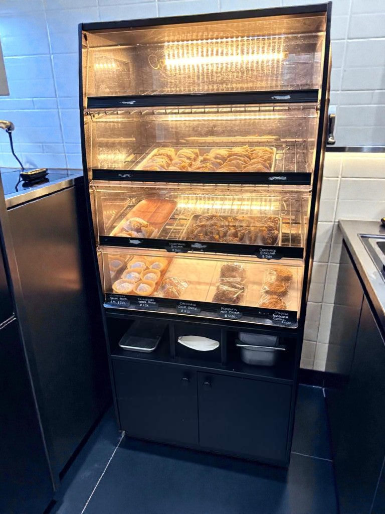 Outstanding Condition - Turbo Air Refrigerated Bakery Display Case – Glass Merchandiser – LED Lit – Commercial Pastry Showcase – Fully Tested & Operational