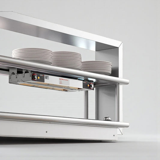 Brand New  – ServIt 24" Double Strip Warmer – Dual Infinite Controls – 120V / 1000W – Brand New!