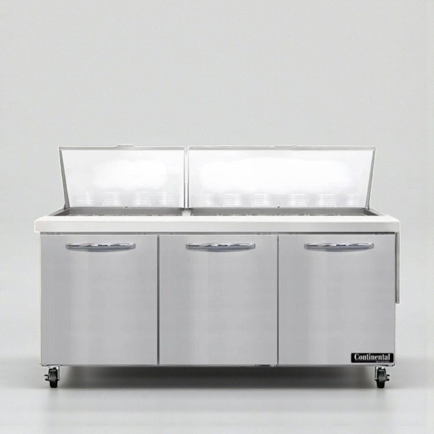 Top-Tier Condition – Continental SW72-30M – 72" Mighty Top Sandwich / Salad Prep Table – 115V – NSF & UL Listed – Fully Tested & Operational!