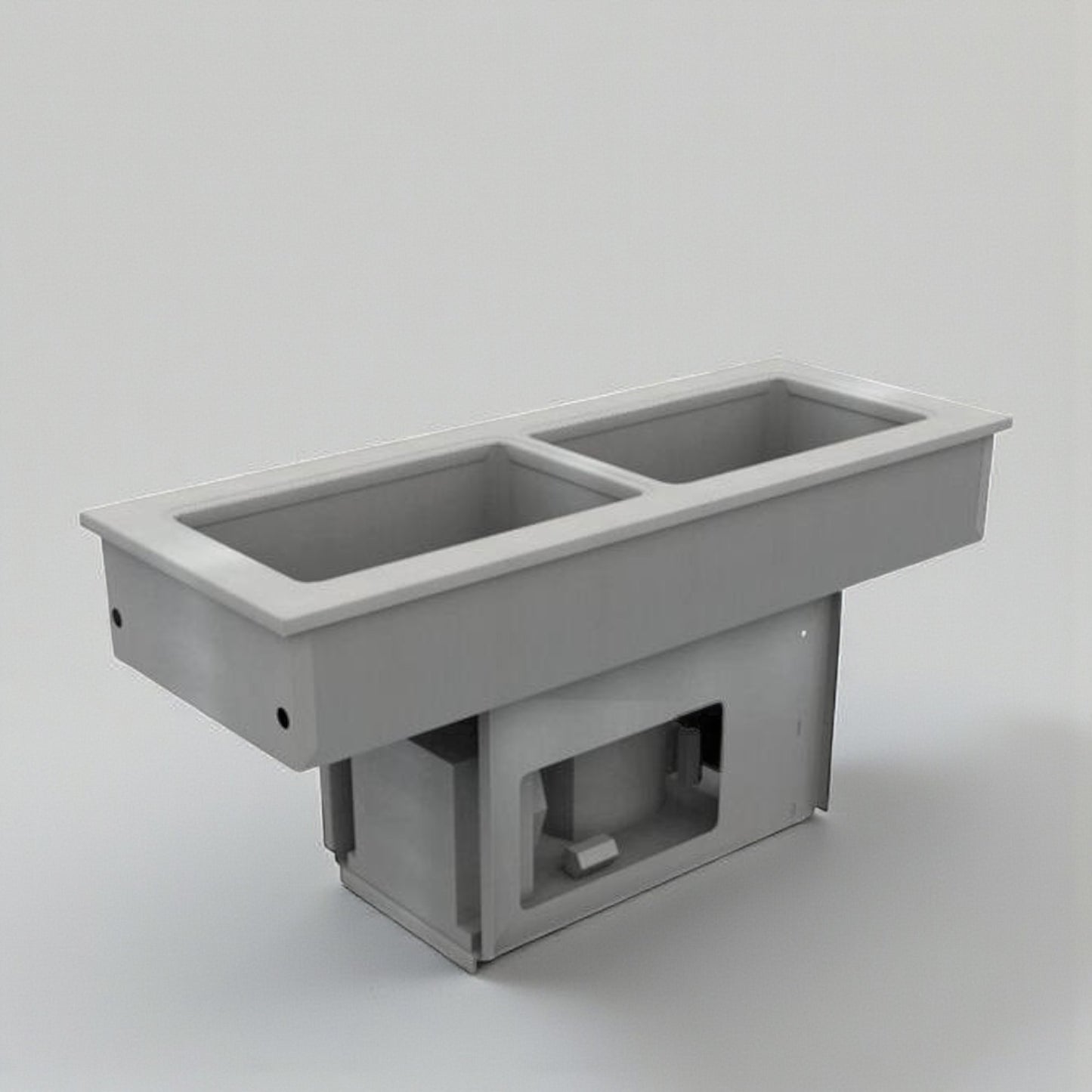 Premium Condition – Delfield 8148-EFNP Narrow Two-Pan LiquiTec Refrigerated Drop-In Cold Well – 115V – UL & NSF Listed – Fully Tested & Operational!