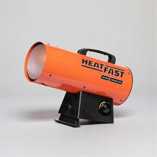 Brand New Condition – HeatFast HF125G – Forced Air Propane Heater – 125,000 BTU – Portable Industrial Gas Heater – 115V – Factory Sealed – Ready for Immediate Use!
