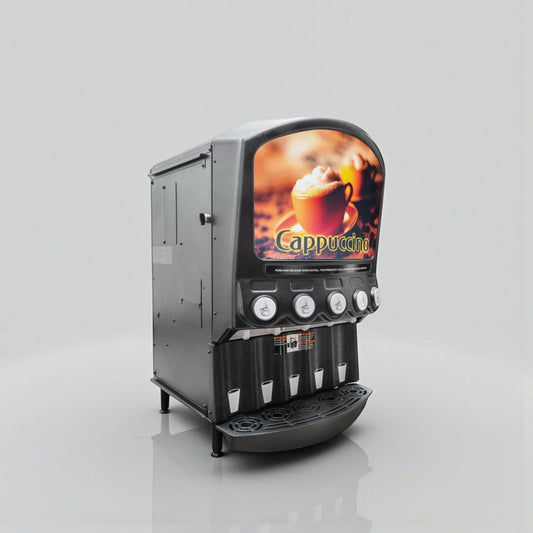 Exceptional Condition – Grindmaster PIC5 – 5-Flavor Cappuccino & Hot Beverage Dispenser – 120V – UL Listed – Fully Tested & Operational!