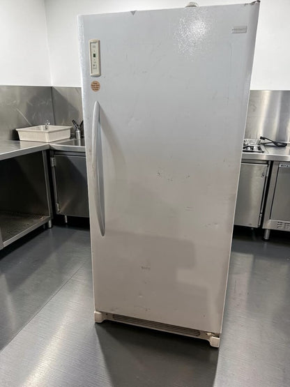 Dependable Condition – Frigidaire FFU21F5HWY – 33" Wide 20 Cu. Ft. Garage Ready Single-Door Upright Freezer – 115V – CSA Certified – Fully Tested & Operational!