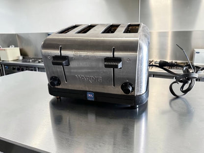 Outstanding Condition – Waring WCT708 – Commercial Four-Slice Pop-Up Toaster – 120V – NSF & UL Listed – Fully Tested & Operational!