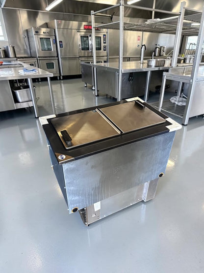 Pristine Condition – Delfield N225P – 6-Gallon Drop-In Ice Cream Dipping Freezer – Dual Stainless Steel Folding Lids – Self-Contained Refrigeration – 115V – NSF & UL Listed – New!
