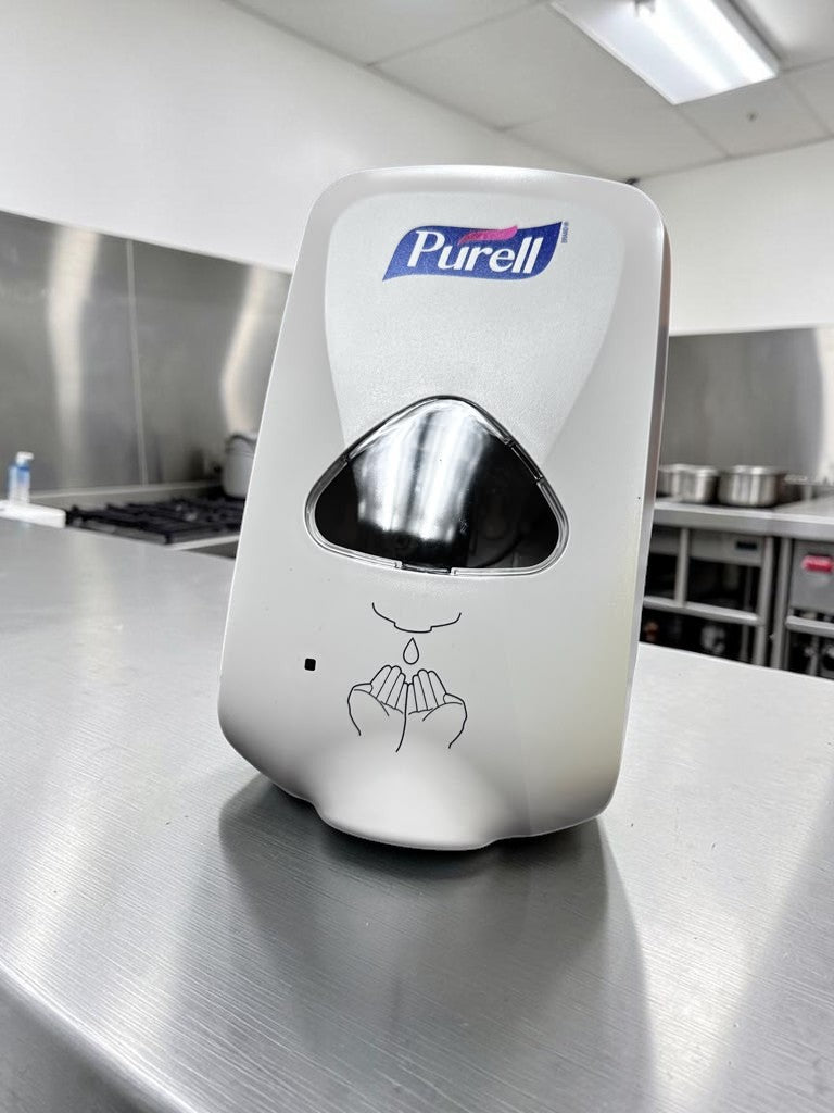 Brand-New Condition – PURELL TFX 2720-12 – Touch-Free Automatic Hand Sanitizer Dispensers – 1200 mL Capacity – White/Gray – Ready for Immediate Service!