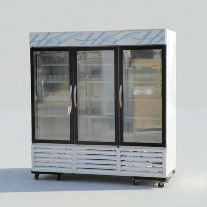 Superior Condition – Beverage-Air 3-Glass Door Commercial Merchandiser Refrigerator - 115V / Single Phase - Fully Tested & Working!