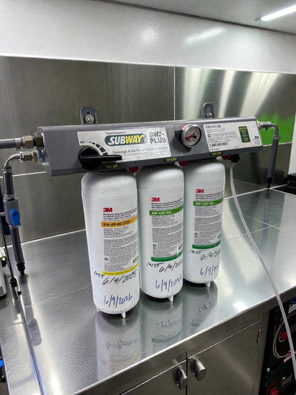 Flawless Condition – 3M SW3-PLUS Beverage & Ice Water Filtration System – Commercial Triple Cartridge – Fully Tested & Operational!