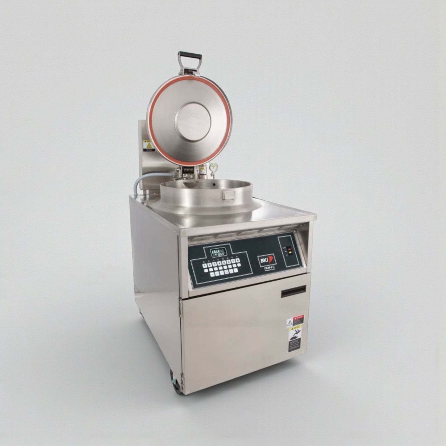 Top-Tier Condition – BKI FKM-F 75 lb Commercial Electric Pressure Chicken Fryer – 208V / 3 Phase – Fully Tested & Working!