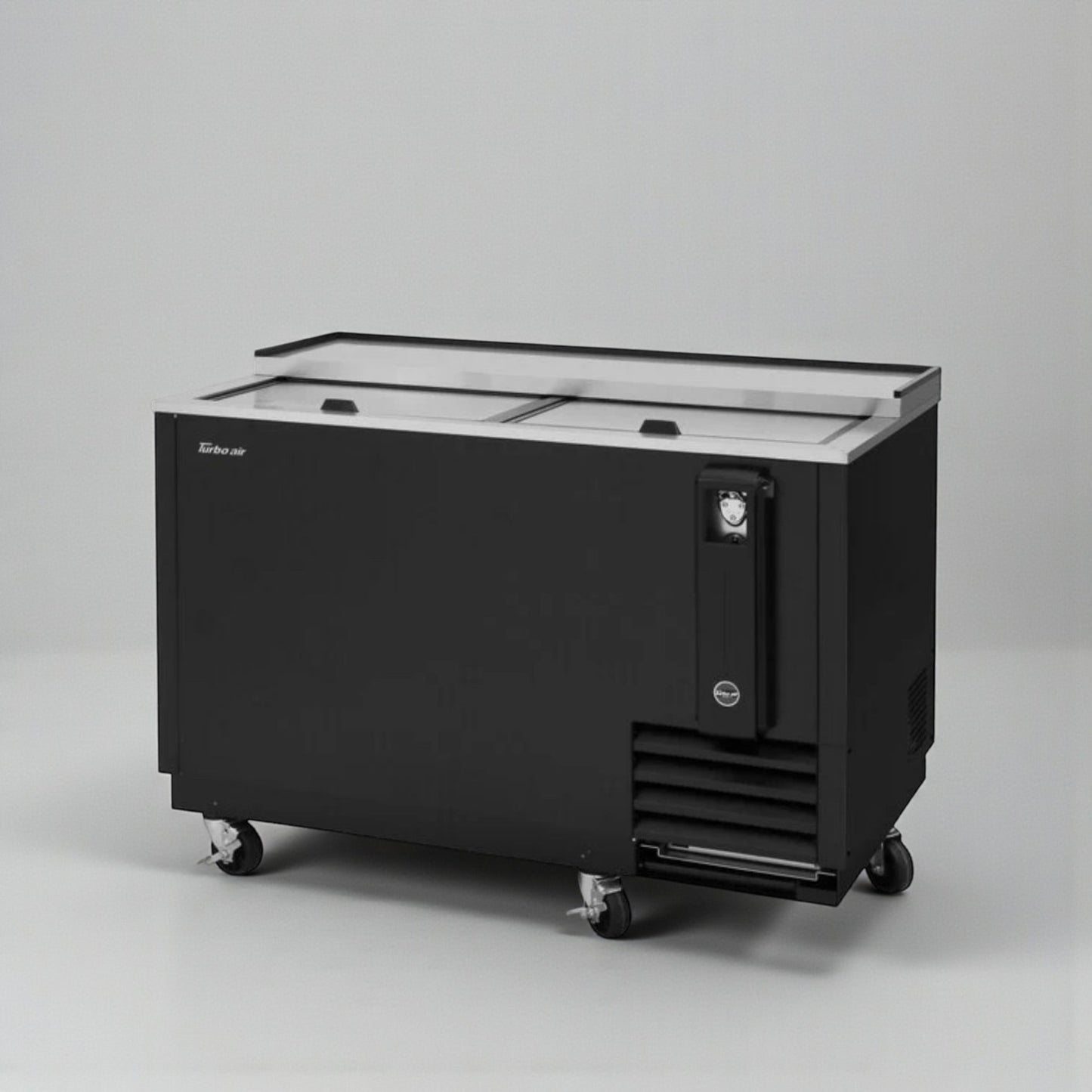 High-Grade Condition – Turbo Air TBC-50SB-N6 Bottle Cooler – 50" Wide Sliding Lid – 115V – UL Listed – Fully Tested & Operational!