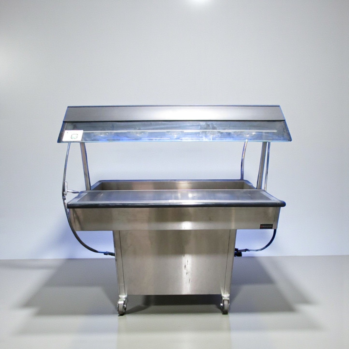 Very Good Condition – Duke E304 – 4-Well Commercial Electric Steam Table with Sneeze Guard – 208V – Fully Tested & Operational!