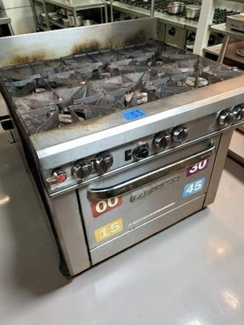 Exceptional Condition – Southbend S36D – 36" Commercial 6-Burner Natural Gas Range with Standard Oven – 203,000 BTU – Fully Tested & Operational!