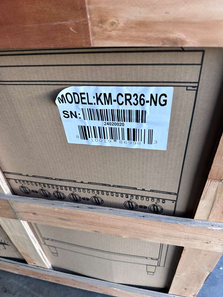 Brand New – Scratch & Dent – Koolmore 36" Gas Range with Oven