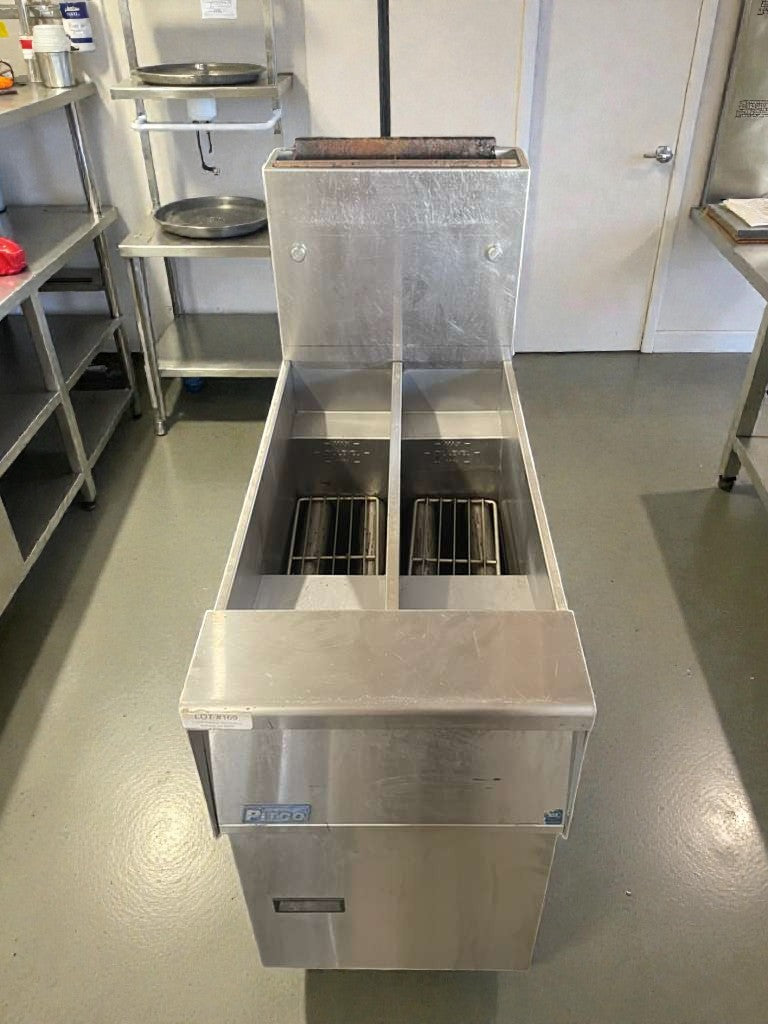 Like-New Condition – Pitco SG14T Commercial Gas Fryer – Natural Gas – Fully Tested & Working!