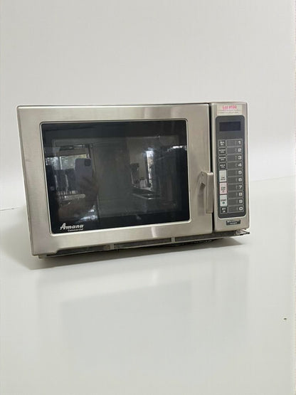 Outstanding Condition – Amana Commercial Countertop Microwave Oven - 120V / Single Phase - Fully Tested & Working!